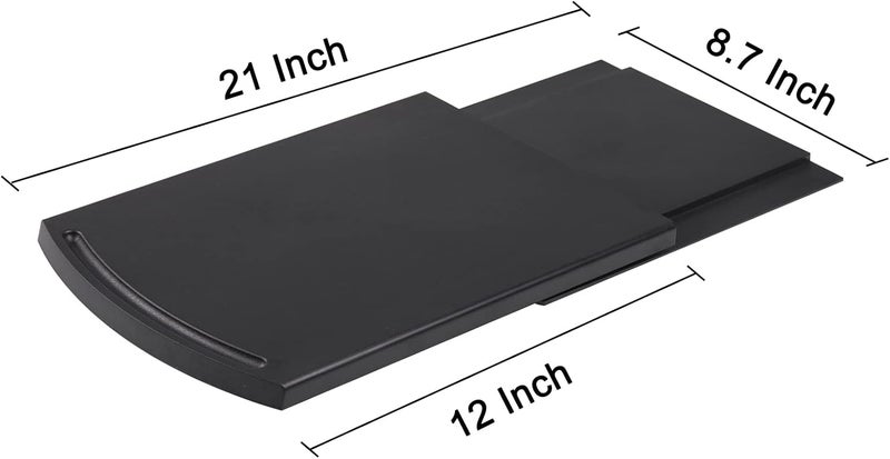 Funpynani Kitchen Appliance Sliding Tray, Compatible With Coffee Maker, Kitchen Aid Mixer, Blenders, Air Fryer, Juicer Parts Accessories Sliders for Coutertop with Rolling Wheels (2 Pack) - Image 2